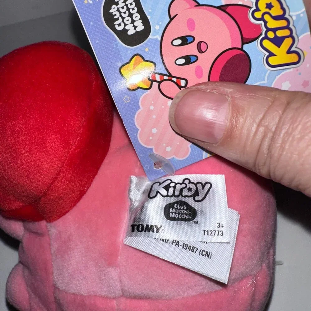 Kirby Club Mocchi-Mocchi 30th Anniversary Plush Kirby Tomy Nintendo 6-8” NWT